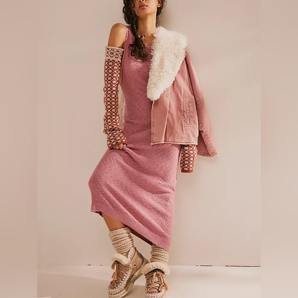 FREE PEOPLE Brenna Sweater Maxi NWT - XL - Picture 4 of 11